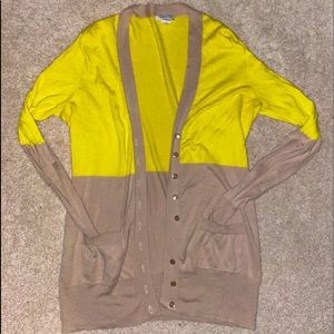 Yellow/Tan Cardigan